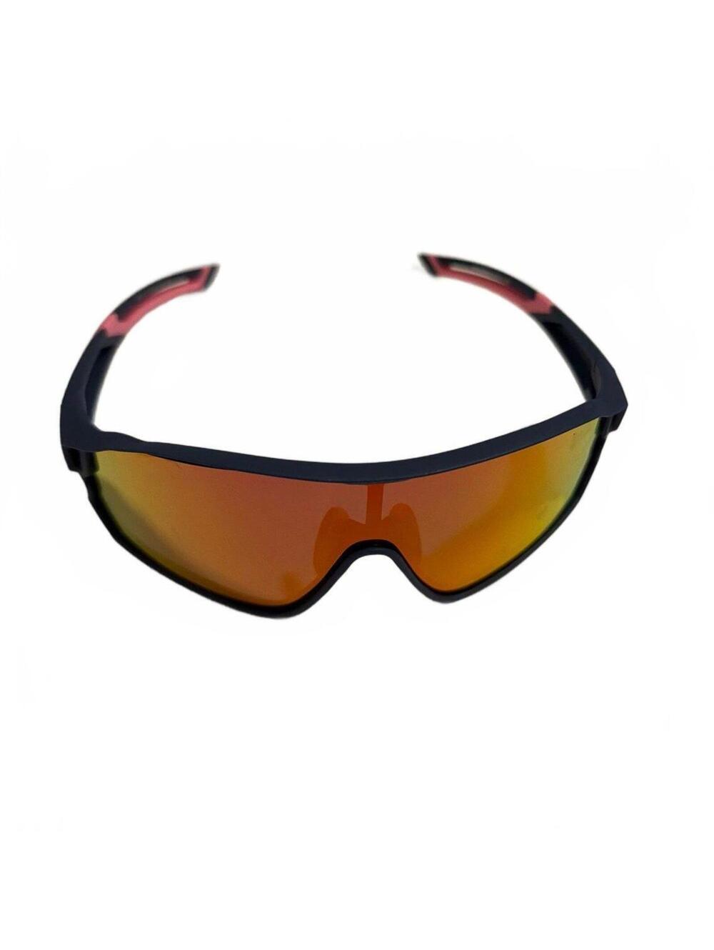 RockBros Unisex Sports Sunglasses with Orange Mirrored Lens